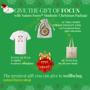Nature Force Christmas Sale Gift Bundle Eye of Luck t Shirt Tree Spirit Wooden Disk for Forest Therapy at Home Nature Force Logo Tote bag